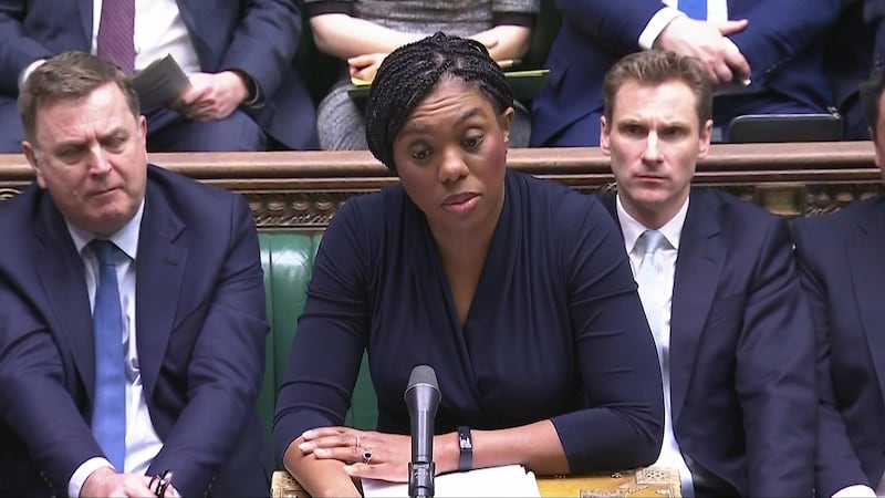 Conservative Party leader Kemi Badenoch faced Sir Keir Starmer in the Commons