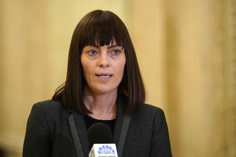 The minutes show Nichola Mallon saying there needed to be an Executive response after the funeral controversy