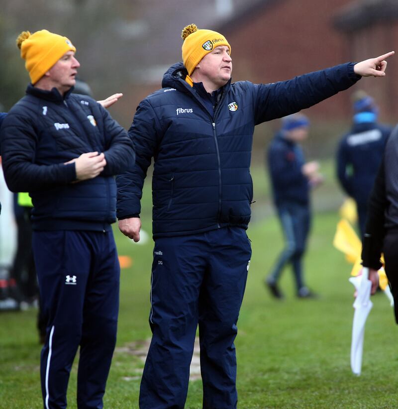 Antrim manager Darren Gleeson    
Picture: Seamus Loughran