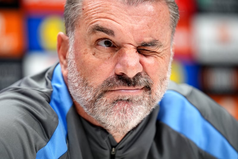 Ange Postecoglou, pictured during a press conference on Wednesday