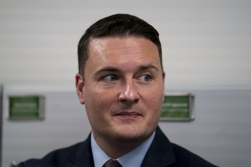 Health Secretary Wes Streeting meeting staff during a visit to London Ambulance Service headquarters in south London