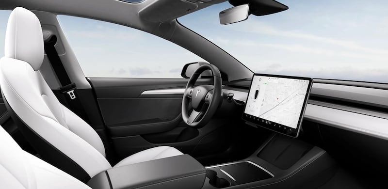 Smarter materials and better tech feature inside the Model 3