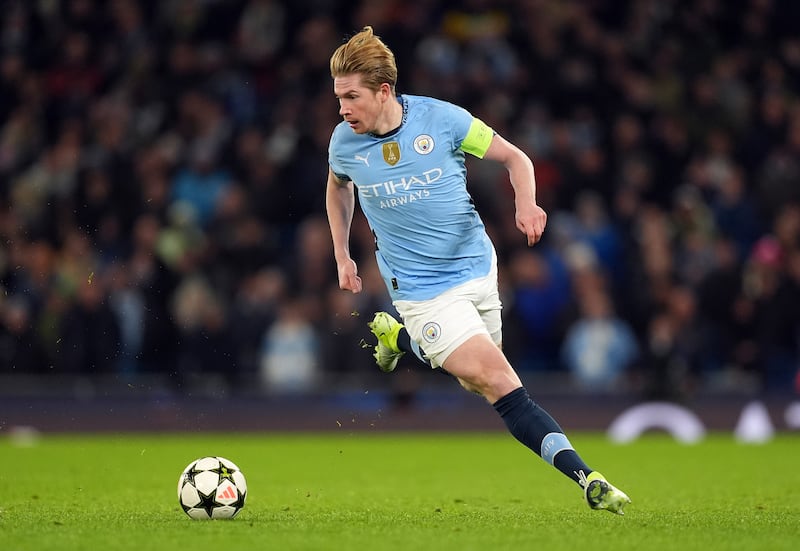 De Bruyne has featured little since suffering an injury in September