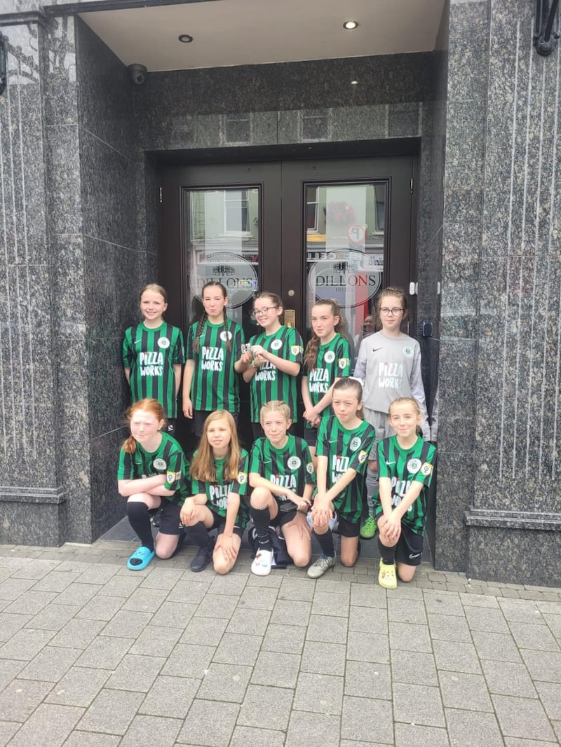 The St Malachy's girls who competed at the Foyle Cup in the summer - one of Brendan Crossan's favourite memories of 2024