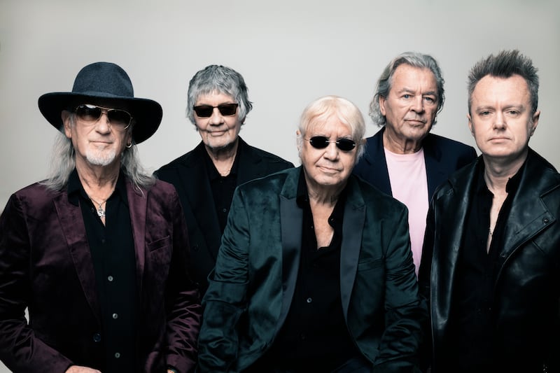 Deep Purple’s current line-up which will tour the UK from November 4