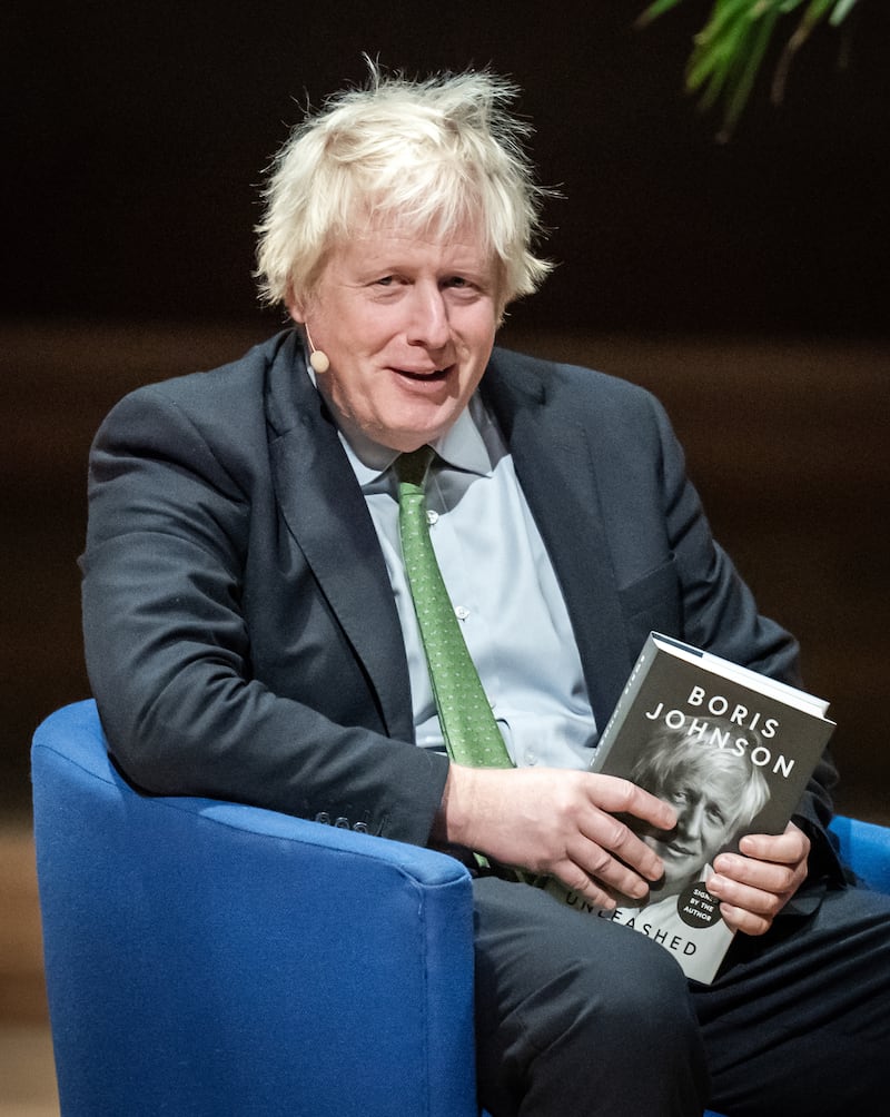 Mr Johnson has been promoting his new memoir titled Unleashed after it was released last month