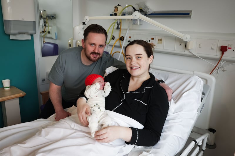 Press Eye - Belfast - Northern Ireland - 25th December 2024 

Christmas babies in Belfast 

Baby Rosie Ennis (6lb 2oz), born at 6.36am  with mum Kate and father Ben at the Ulster Hospital, Dundonald on Christmas morning. 

Photo by Kelvin Boyes / Press Eye