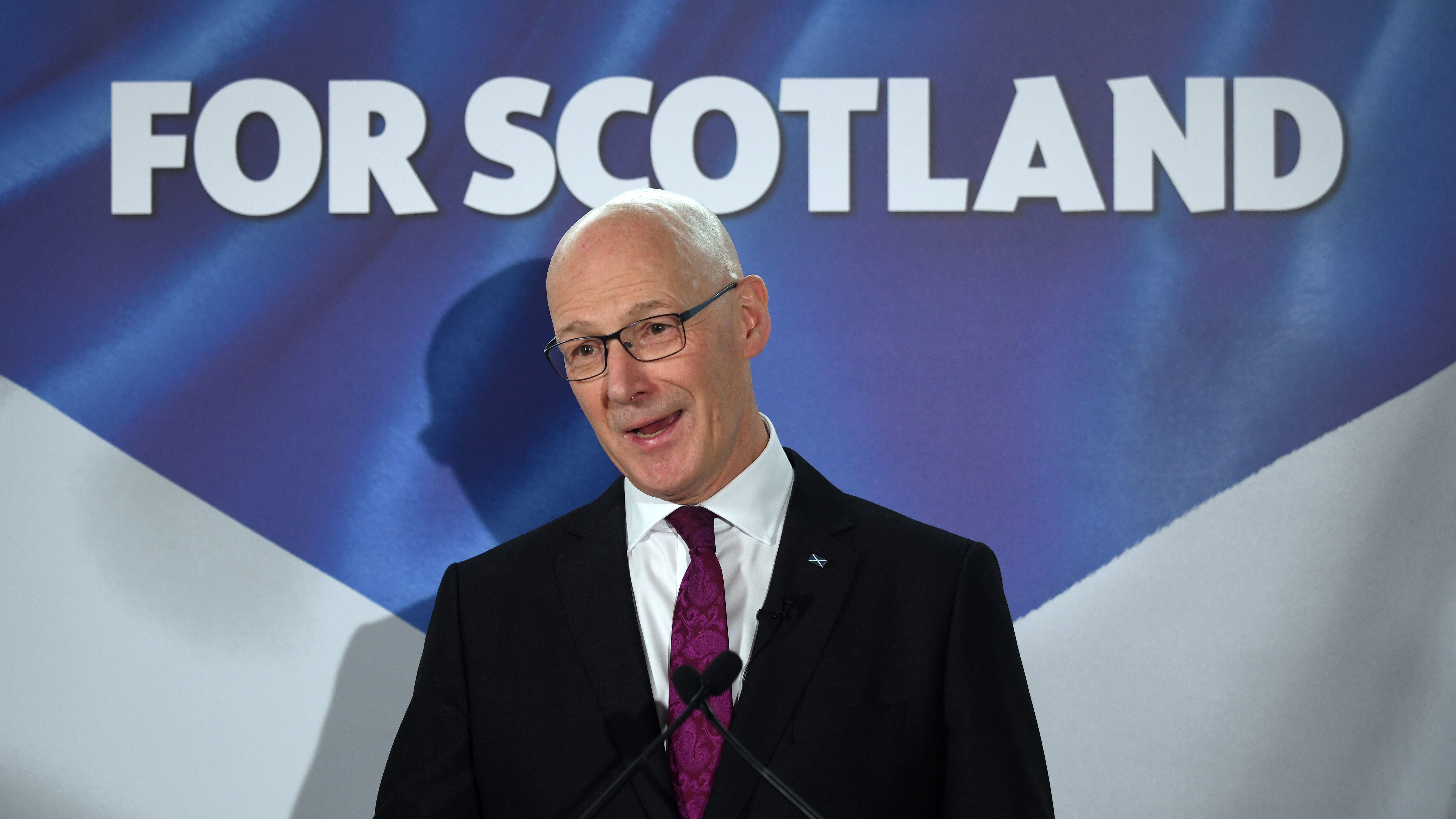 John Swinney recorded a video message to welcome Taylor Swift to Scotland