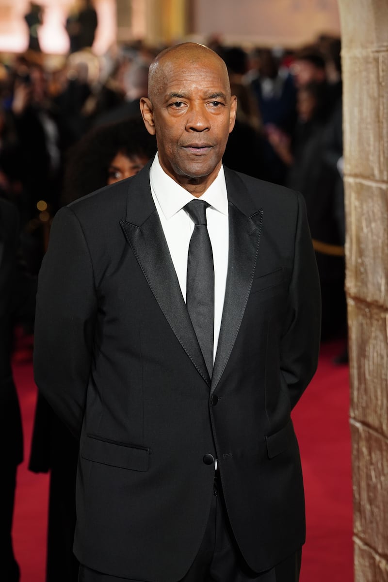 Denzel Washington at the Royal Film Performance