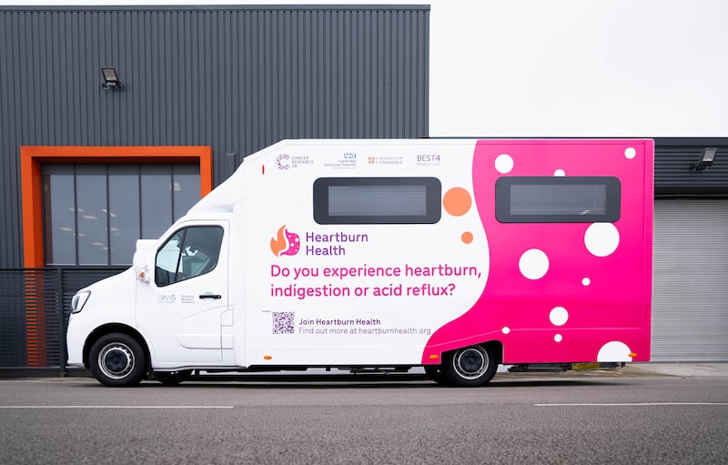 Mobile vans are being rolled out as part of the Best4 trial, which is aiming to recruit 120,000 people with heartburn over the next three years.