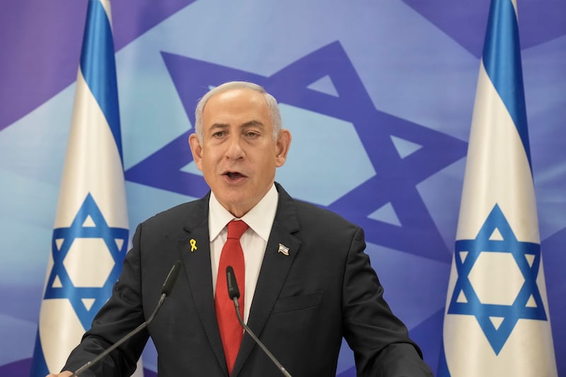 Israeli Prime Minister Benjamin Netanyahu is having his prostate removed on Sunday, his office said (Maya Alleruzzo/Pool/AP)