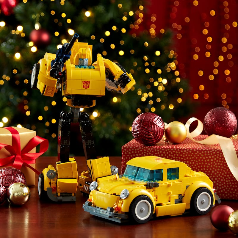 A Lego Transformer Bumblebee