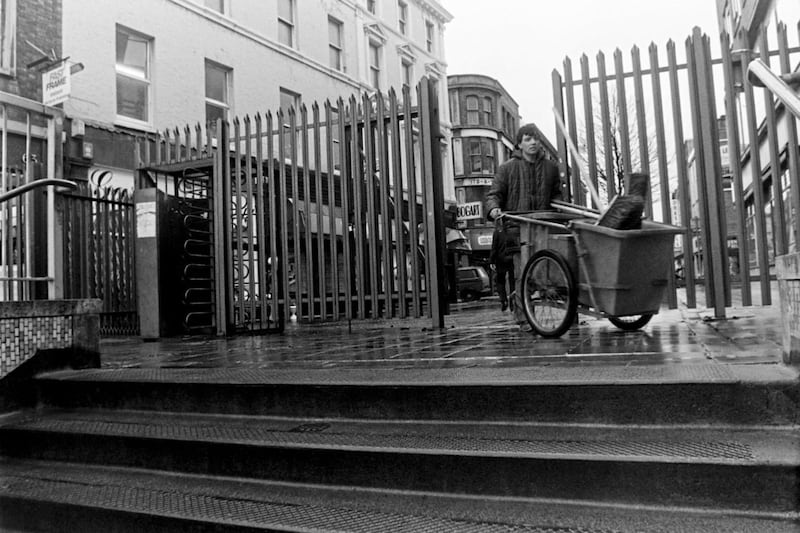 Ann Street entrance to the former &#39;ring of steel&#39; 