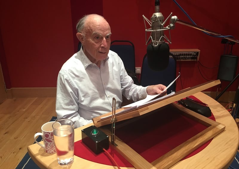 David Graham in 2017 as he reprised his roles at a recording studio in London