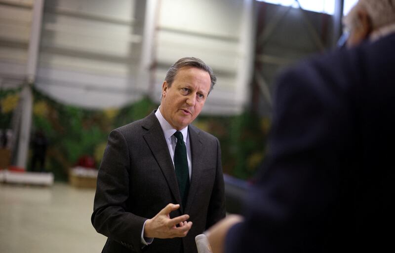Foreign Secretary Lord David Cameron hailed Ukrainian successes