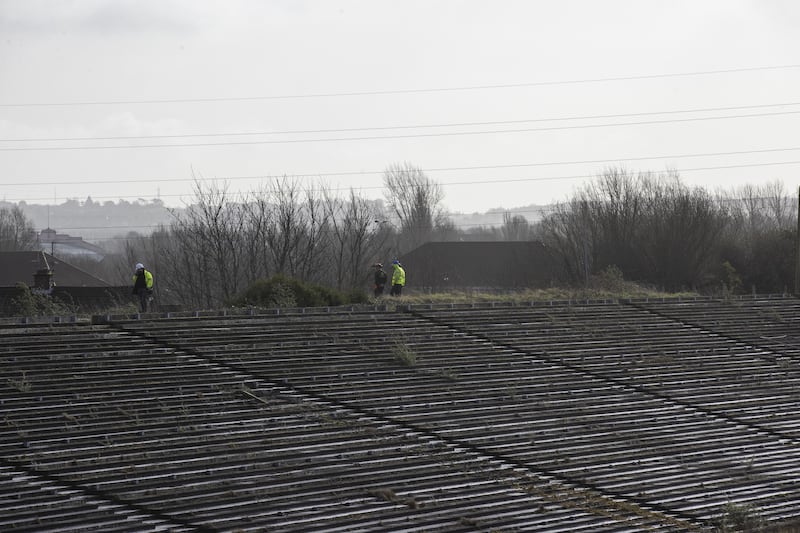 The Casement Park stadium is currently derelict