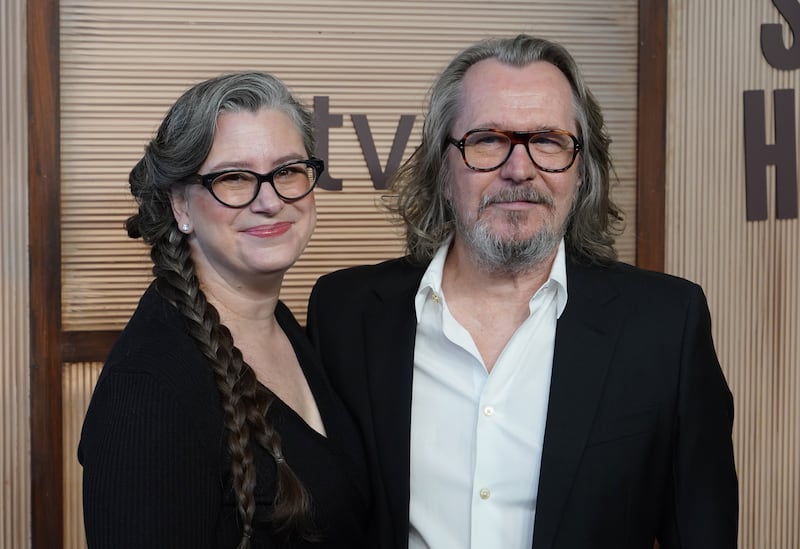 Slow Horses star Gary Oldman with his wife Gisele Schmidt