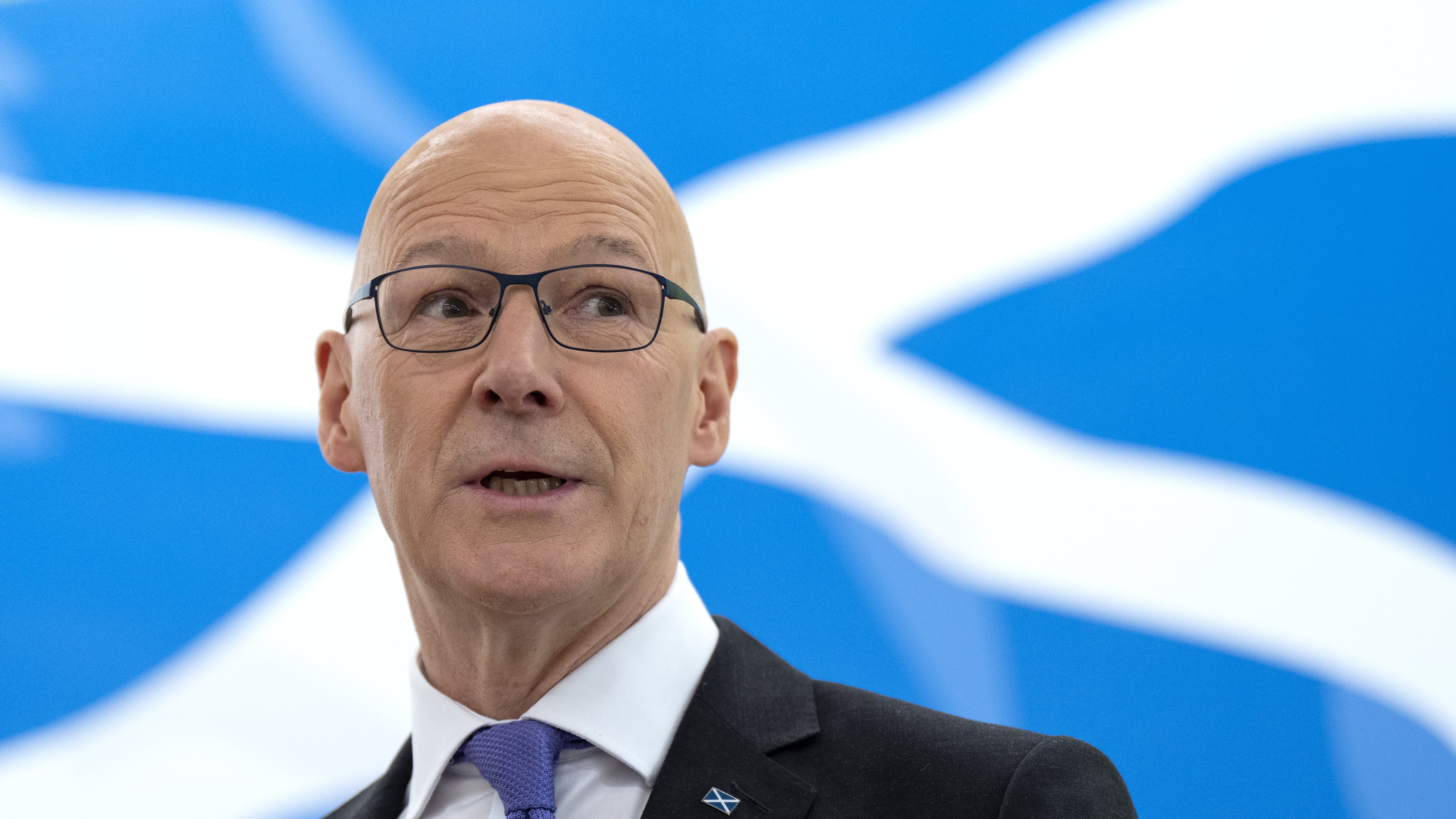 John Swinney thanked SNP members for the donations to pay for the bus