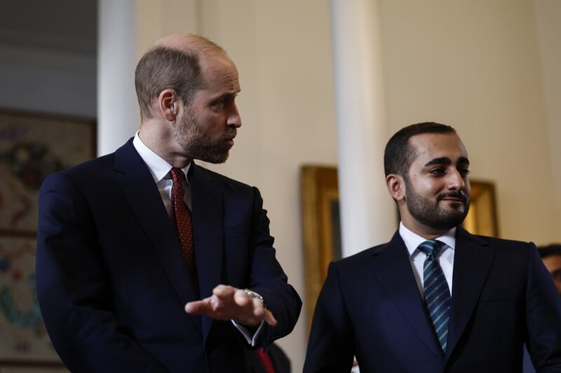 The Prince of Wales (left) and Theyazin bin Haitham are co-patrons of the Jewel of Arabia expedition