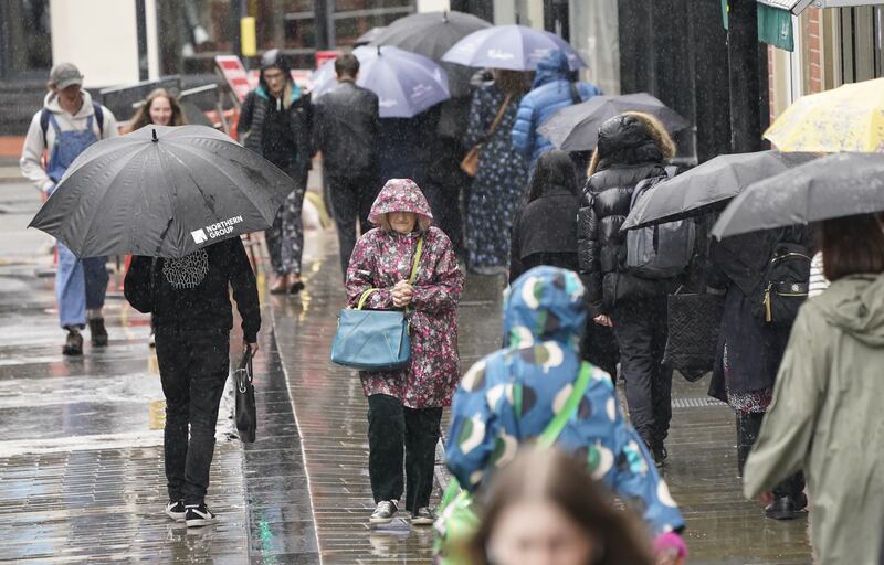 Heavy rain is set to hit on Sunday