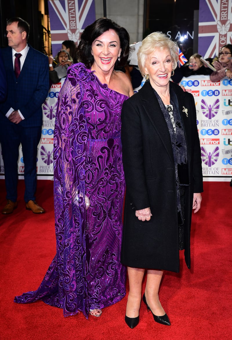 Ballas and her mother Audrey at the 2019 Pride of Britain Awards