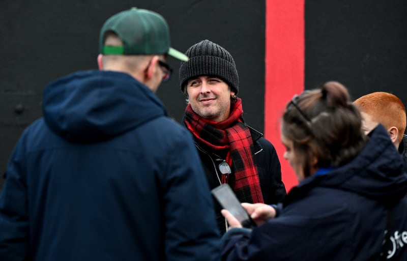 Billie Joe Armstrong at Wrexham on Saturday