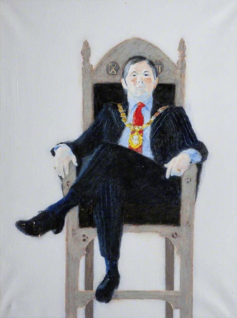 Neil Shawcross's portrait of David Somerville Cook, the first non-unionist mayor of Belfast