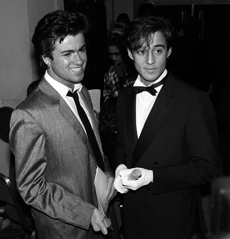 George Michael and Andrew Ridgeley of Wham!