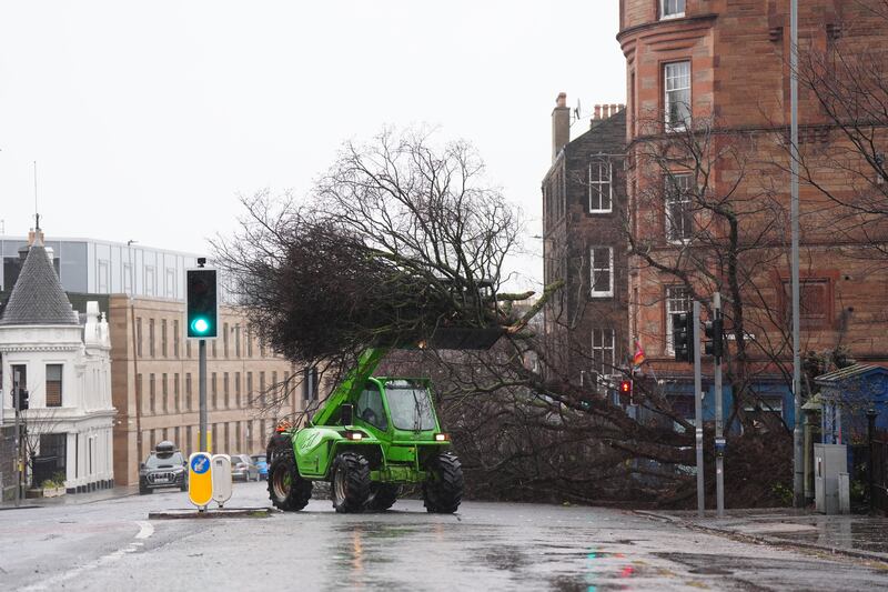 MSPs were told the receovery operation from Storm Eowyn is still ongoing.