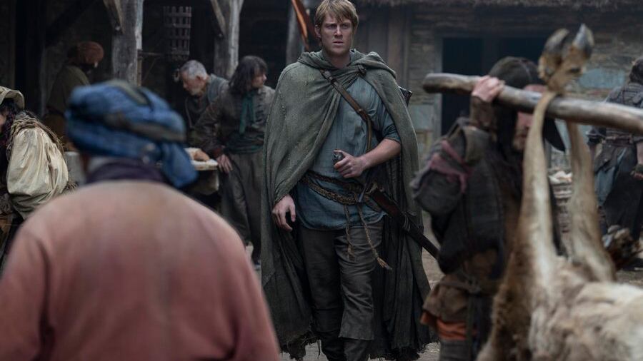 Actor Peter Claffey as Duncan the Tall on the set of A Knight of the Seven Kingdoms. PICTURE: HBO/X