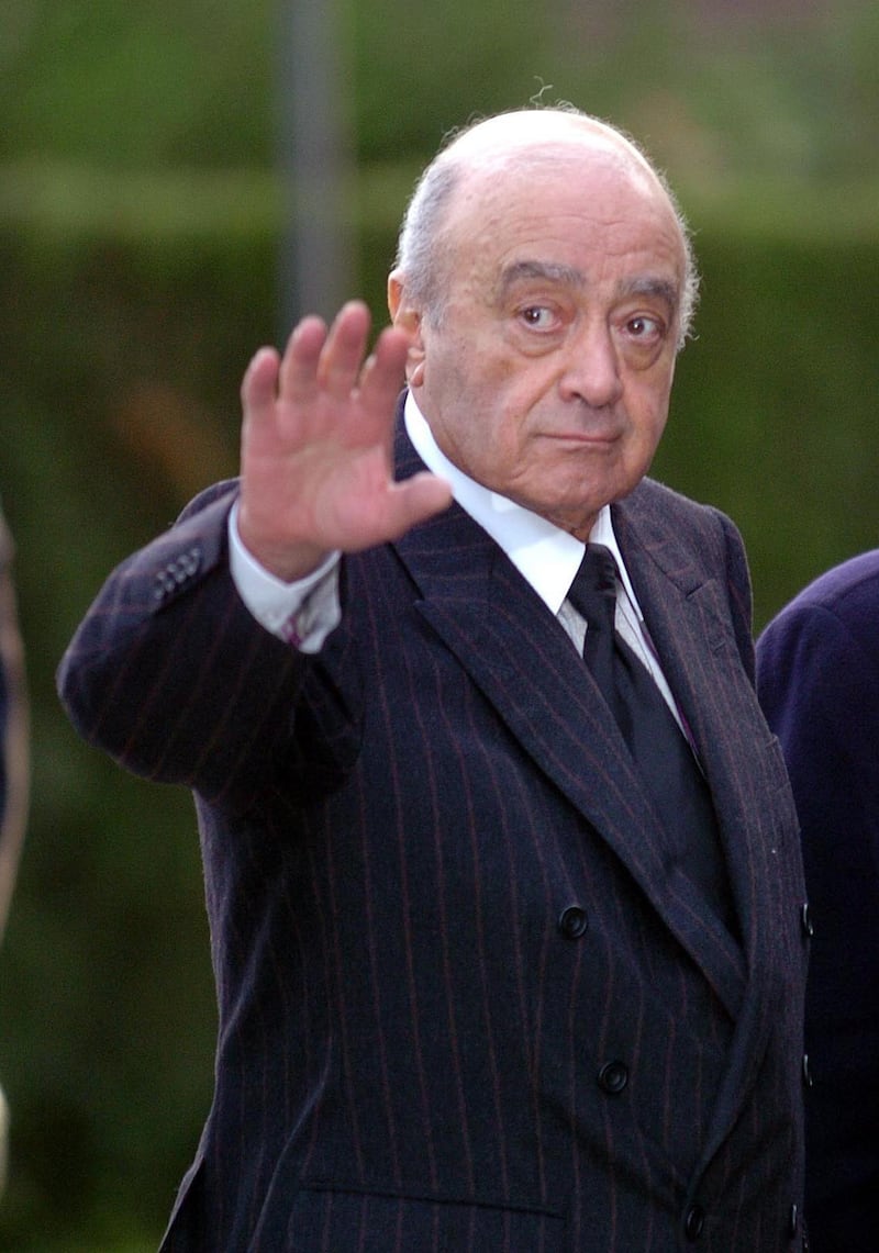 Mr Al Fayed died in 2023 aged 94