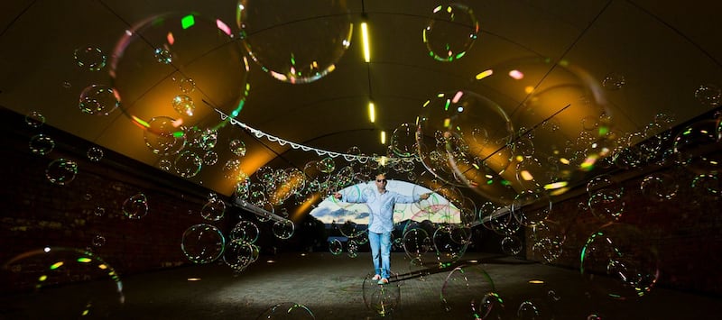 Ray Bubbles, an International Bubbleologist and Guinness World Record Holder, is on a mission to master the art of bubble-making and create the ultimate square bubble