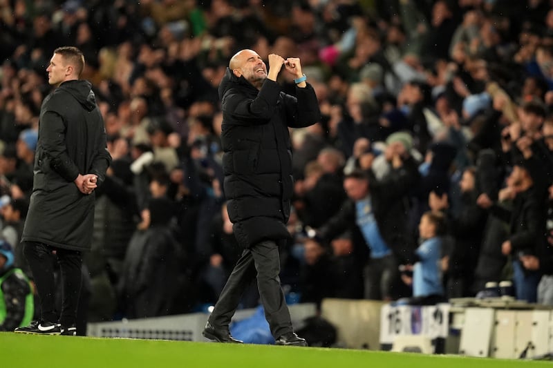 Guardiola was delighted to return to winning ways