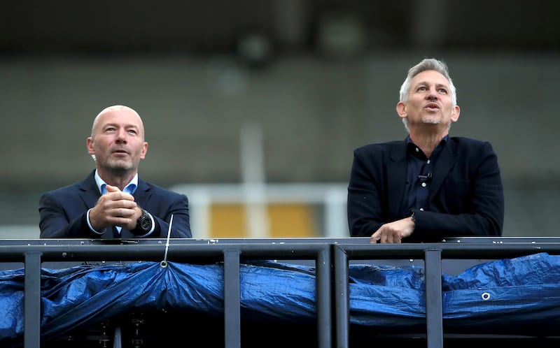 Shearer and Gary Lineker, right, reflected on Ten Hag’s departure