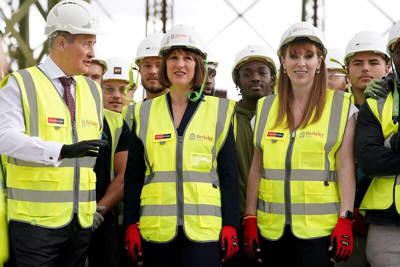 Chancellor Rachel Reeves and Deputy Prime Minister Angela Rayner visited the Oval Village project in London