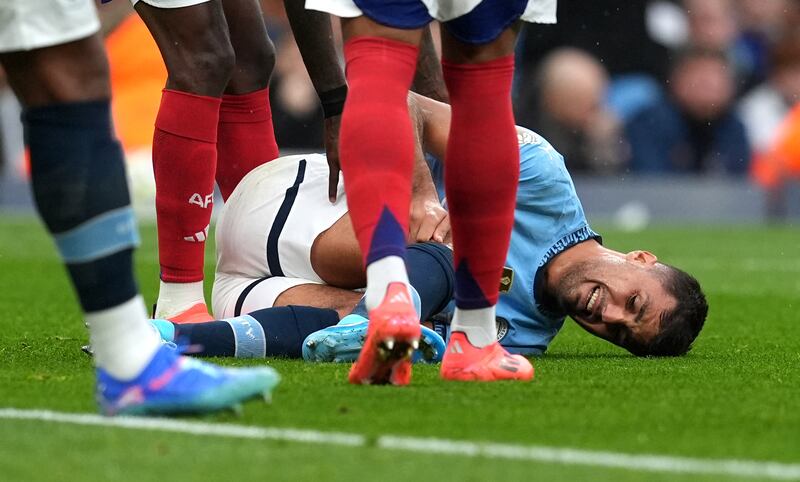 Rodri’s season was ended early after suffering anterior cruciate ligament damage