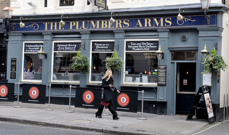 The Plumbers Arms in Lower Belgrave Street, London, where Lady Lucan ran to after being severely beaten at her home nearby, the same night Lord Lucan vanished and the family nanny was found dead