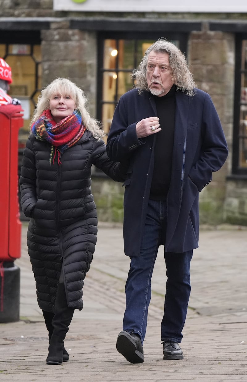 Robert Plant was among the mourners