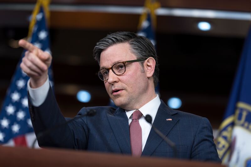 Speaker of the House Mike Johnson (J Scott Applewhite/AP)