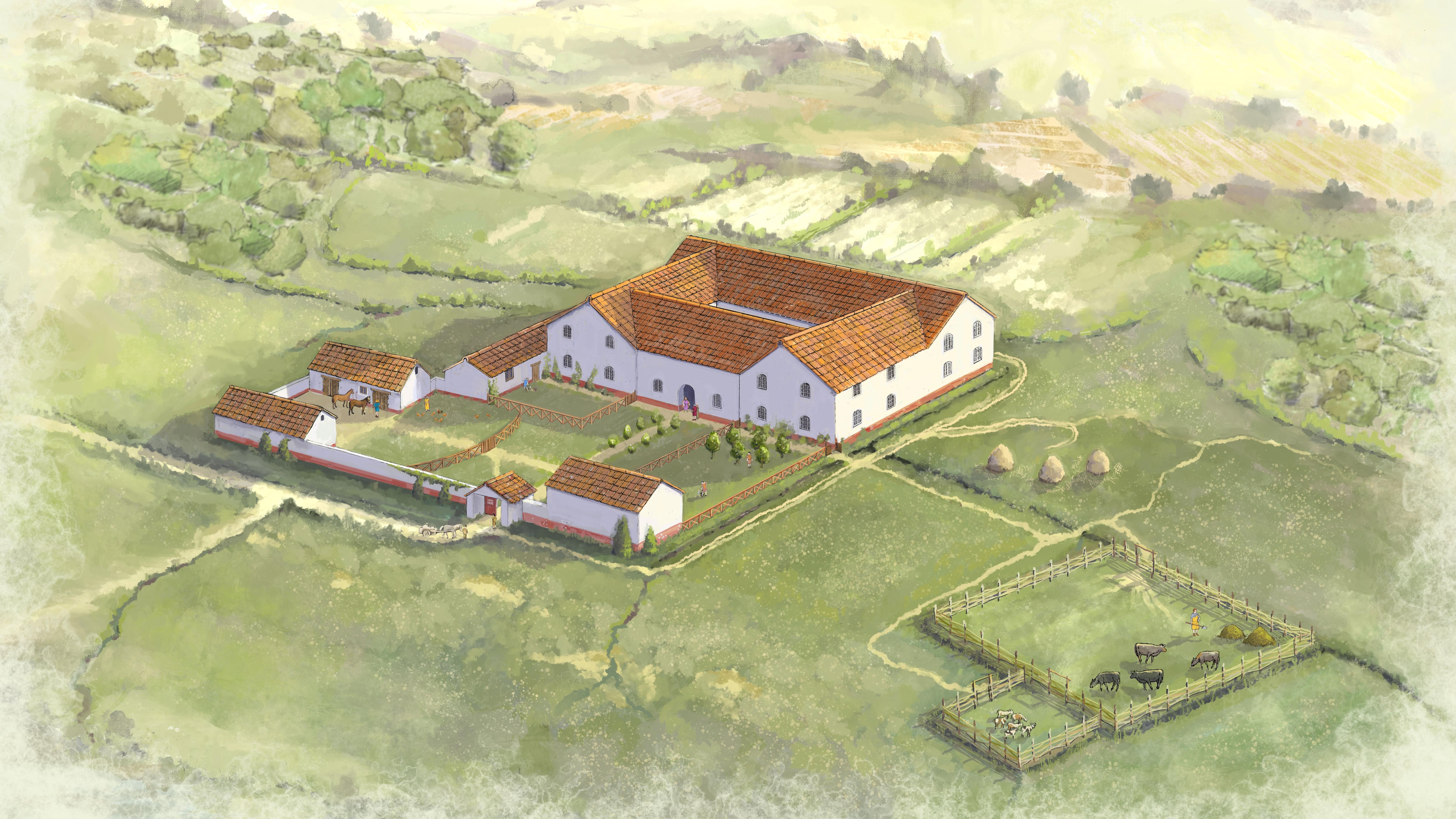 A large-scale geophysical survey of the National Trust’s Attingham Park estate in Shropshire as part of plans to restore nature has uncovered evidence of two previously-unknown Roman villas
