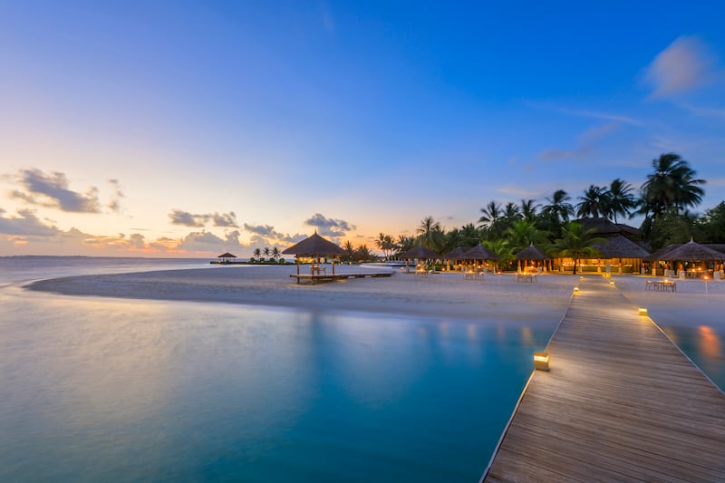 Sands restaurant at Velassaru Maldives