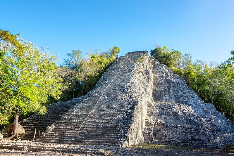 Coba is home to some of the tallest Mayan pyramids