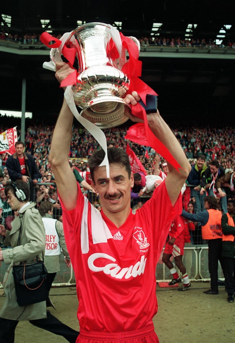 Rush won three FA Cups with Liverpool