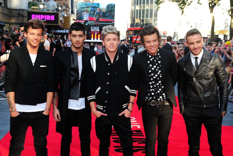 Louis Tomlinson, Zayn Malik, Niall Horan, Harry Styles and Liam Payne rose to global stardom as part of One Direction