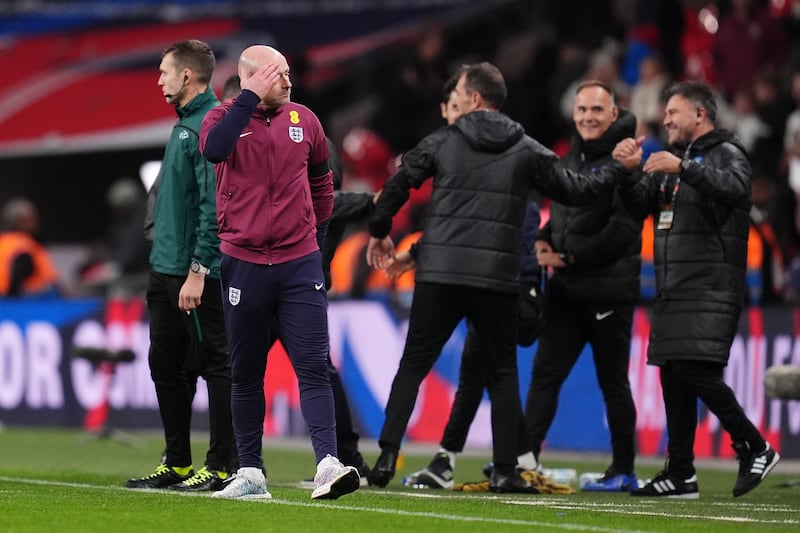 Lee Carsley lost for the first time as England interim boss on Thursday night