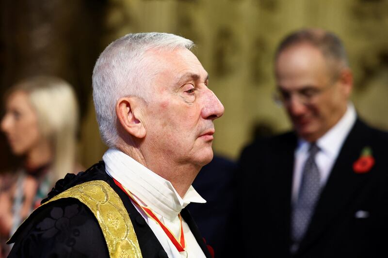 Speaker Lindsay Hoyle faced calls to resign over “shameful scenes” in the Commons last week