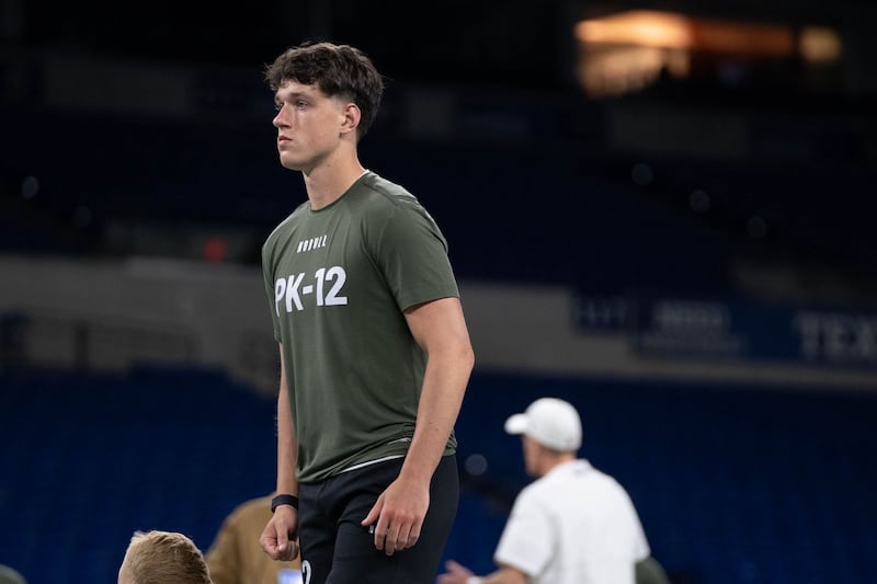 Charlie Smyth on the "biggest stage of his life" at the Lucas Oil Stadium in Indianapolis