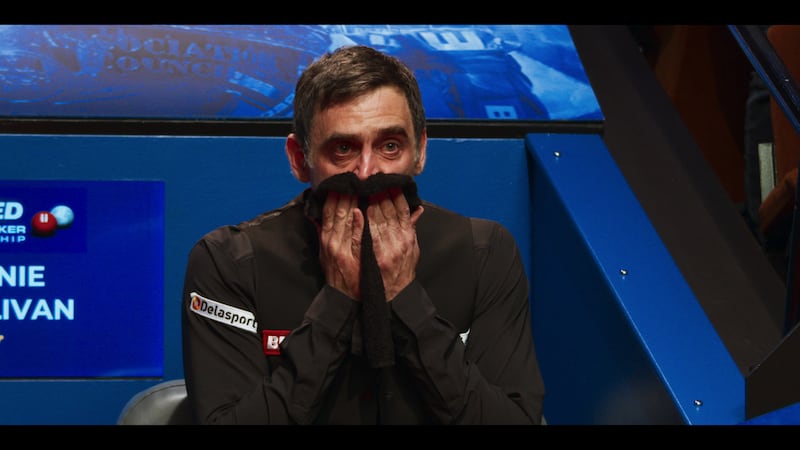 A tearful Ronnie O'Sullivan after winning his seventh world title last year.