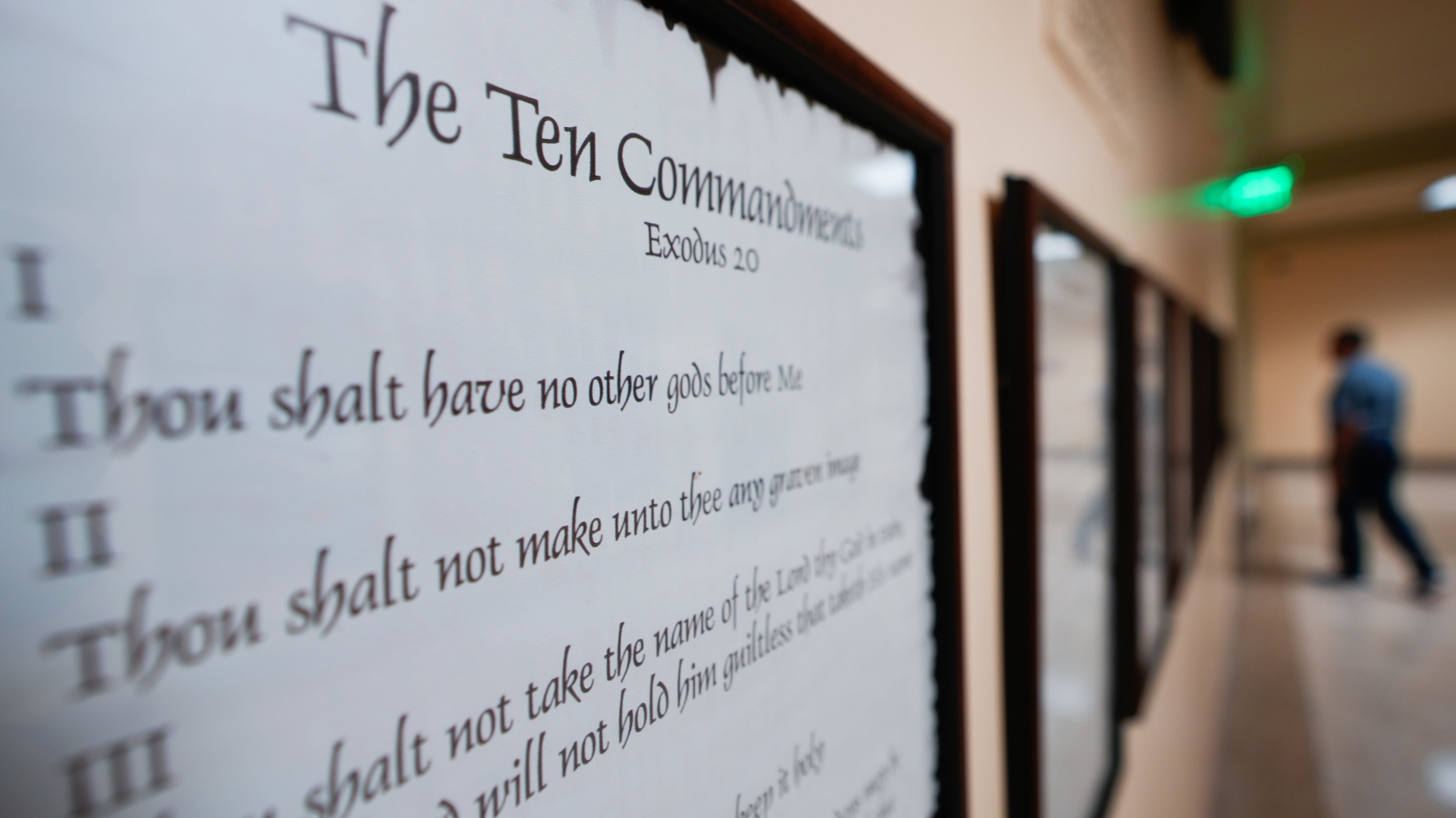 A copy of the Ten Commandments (John Bazemore/AP)