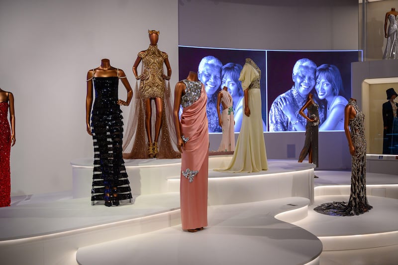 The V&A in London has an exhibition showcasing model Naomi Campbell’s most memorable clothes